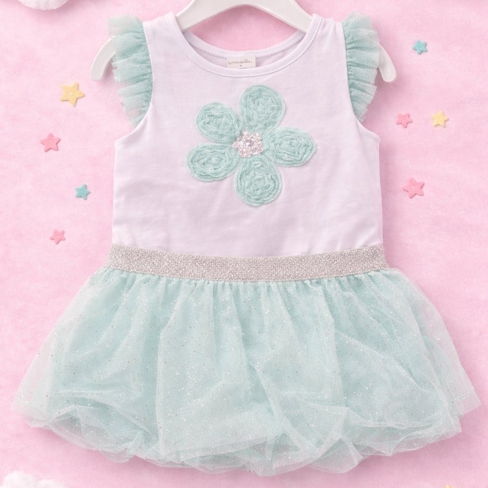 Maggie & Zoe Mint Green Tulle Dress Set